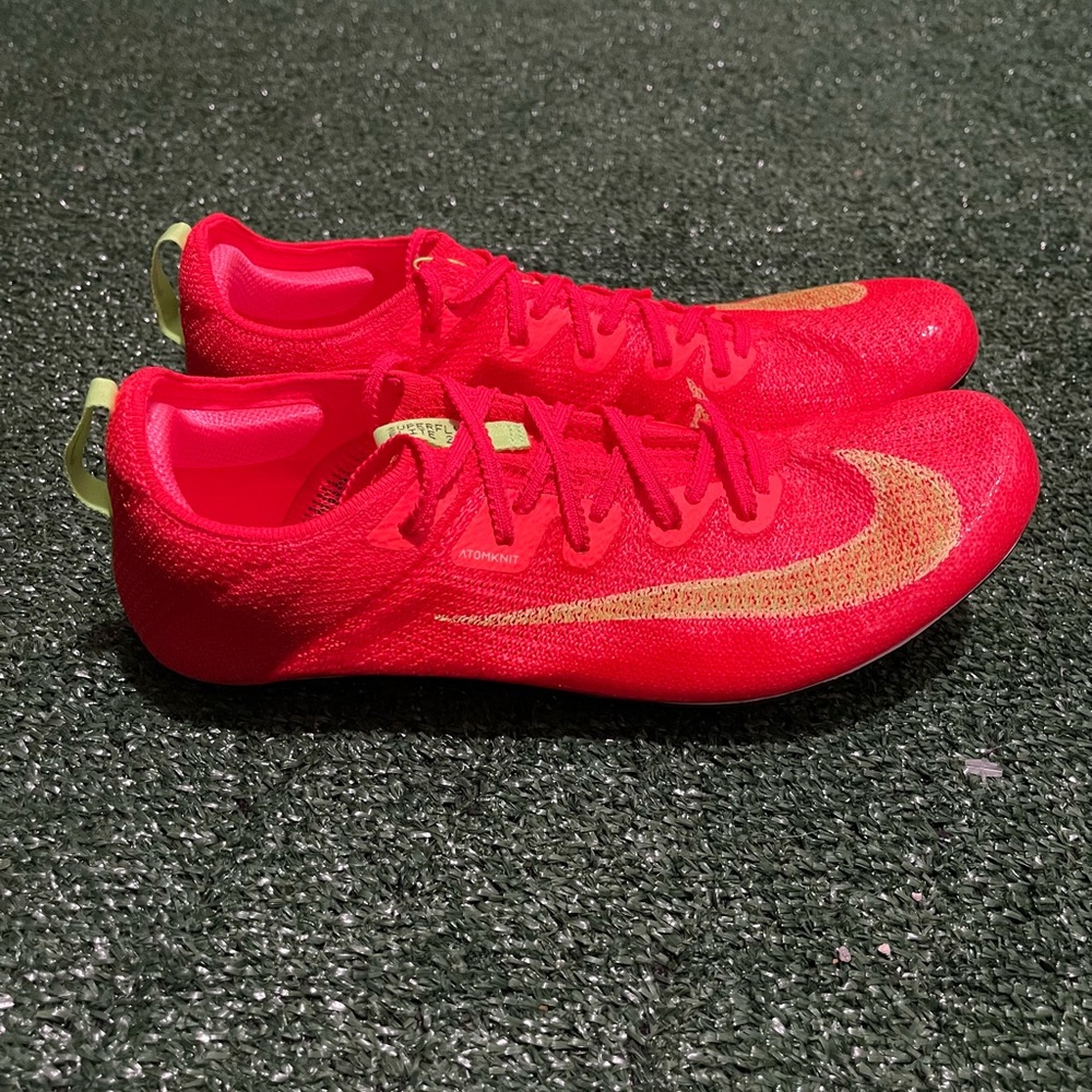 Men's 8.5/10 Women's Nike Superfly Elite 2 Track Shoes FZ9662-600 No Spikes/Bag